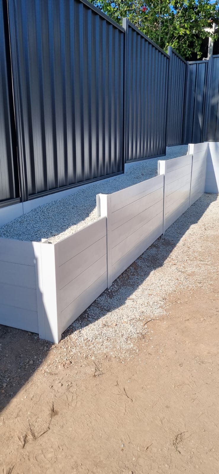 Outdoor living space and patio landscaping in Capalaba area