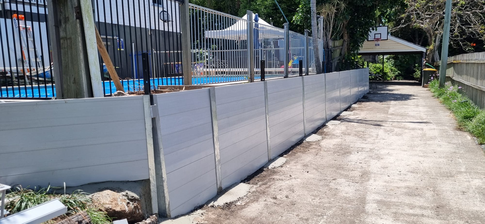 Map showing Capalaba service area for Tropical Scapes retaining wall construction